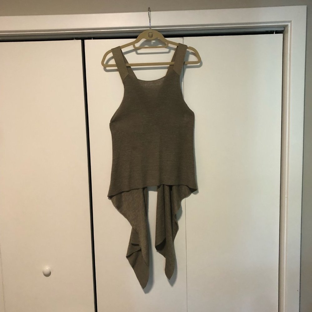 Free People Knit Hi-Lo Tank, Open Back